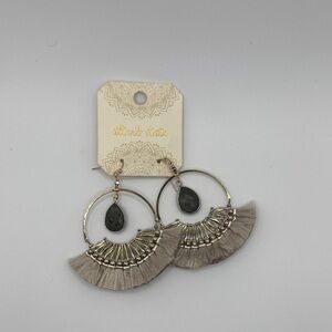 Altard State Vallarie earrings Boho Fan Fringe New